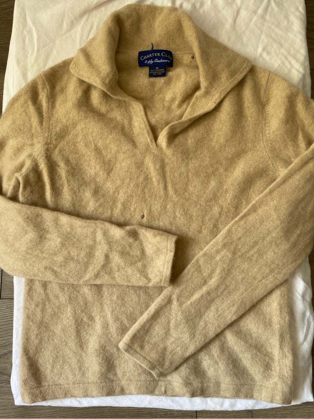 Cashmere Sweater Camel Color